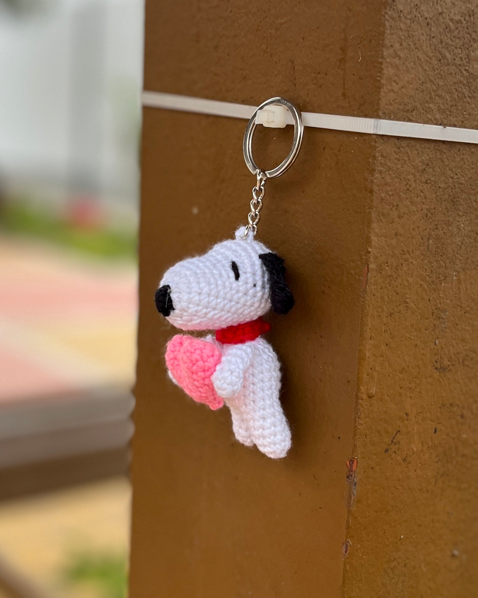 Snoopy corazón charm