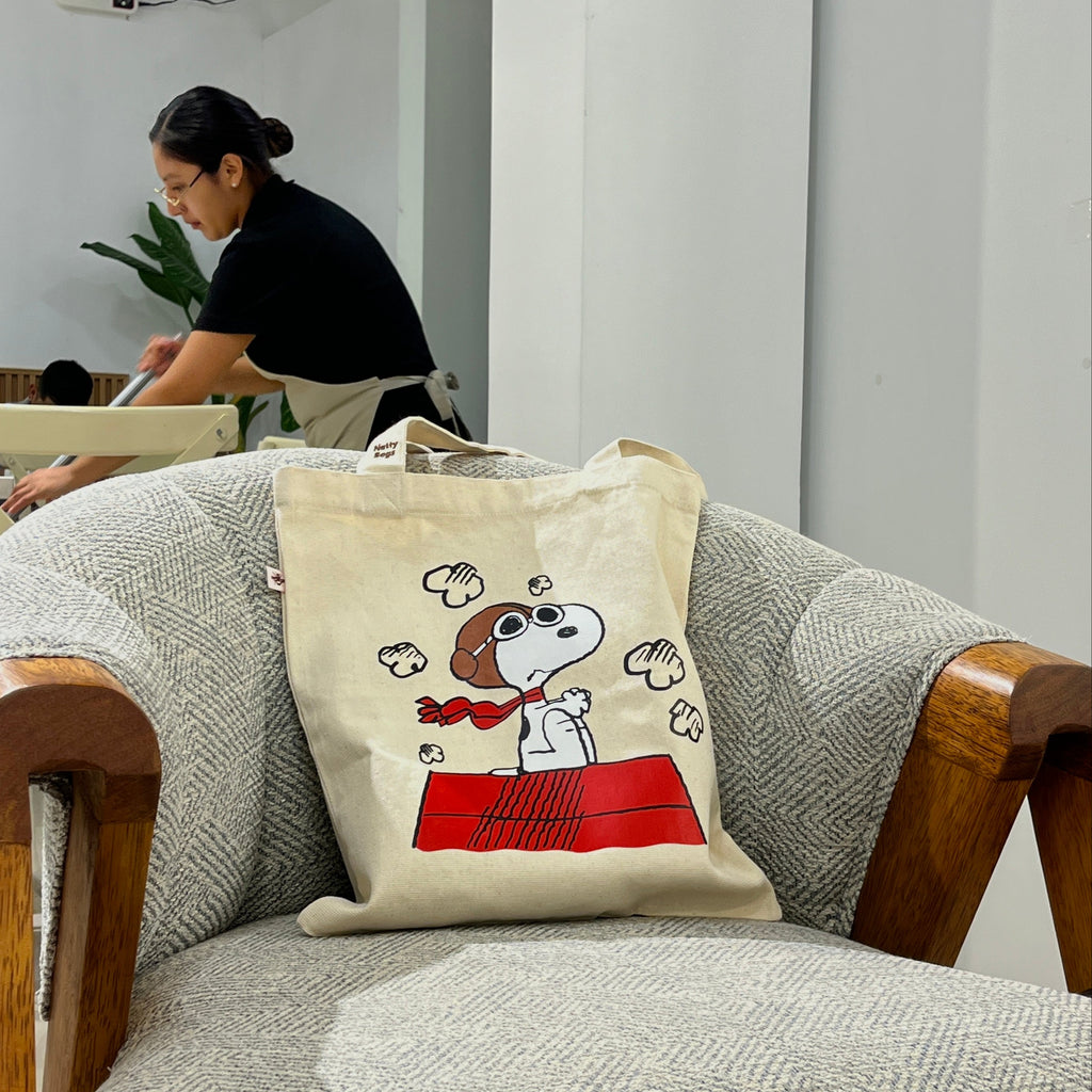 Flying Snoopy.